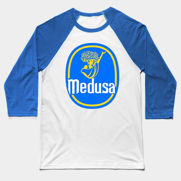 Medusa Baseball T-Shirt by redroachart